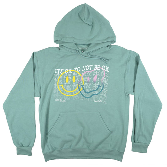 "Its OK to Not be OK" Wavy Hoodie