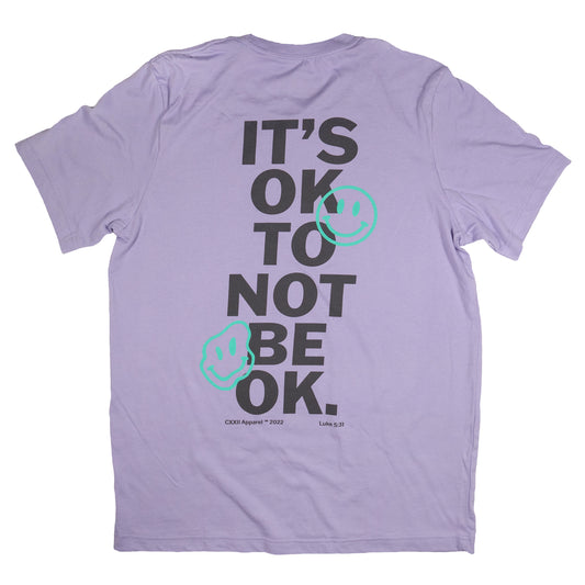 Not Alone Dark Lavender tee