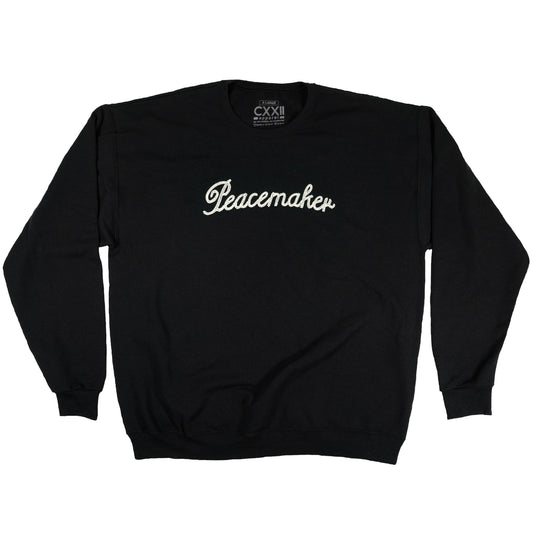 PeaceMaker Chain Stitch Crewneck