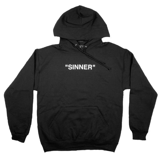 Sinner | Forgiven "Minimalist" Black Hoodie