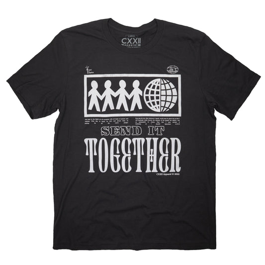 Send It Together '22' Black Tee