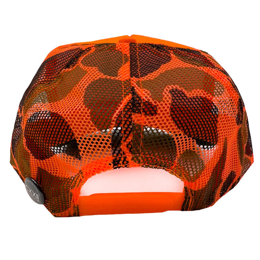 Forgiven Metal Edition Neon Orange Camo Trucker